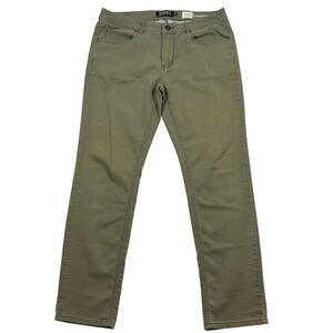 Ezekiel 305 Chopper Jeans Mens 33 Olive Green Stretch Slim Straight Leg Pants